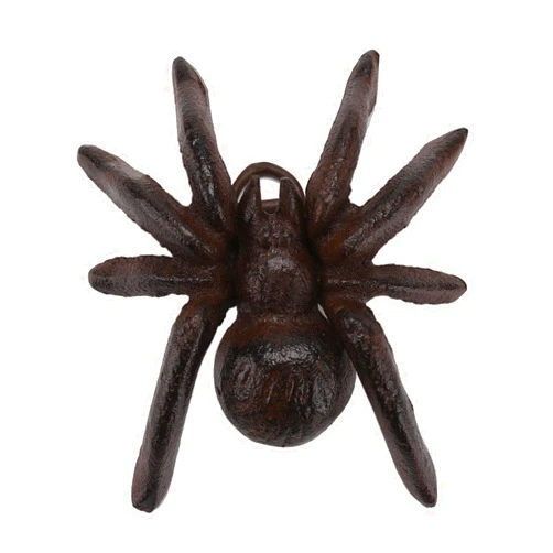 BRASSTAR Cast Iron Spider Statue Delicate Modelling Interior and Exterior Decoration Suitable for Placing Study Garden Lawn Balcony TQGJPT471