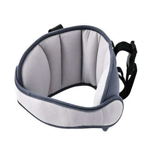 StoHua Kids Car Seat Head Support Band, Adjustable Child Carseat Head Holder Head Strap, Safety Car Seat Neck Relief Strap, Breathable Head Neck Pillow Support – Baby Travel Accessories (Dark Grey)