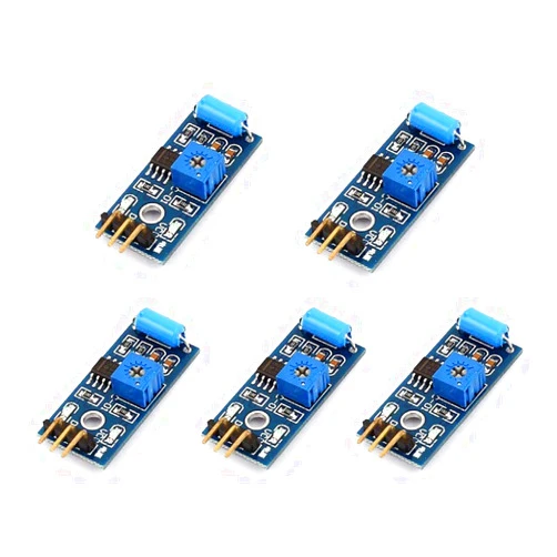 Hiletgo 5pcs SW-420 Vibration Sensor Module Vibration Switch Alarm Sensor Module for Arduino