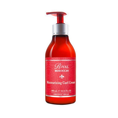 Royal Moroccan Curl Cream for Frizzy Hair Control and Color Treated Hair | Curl Defining Cream | Moisturizing Curl Conditioner Cream | Curly Hair Styling | Royal Moroccan Argan Oil Hair Products ( 300 ml 10.14 oz ) 10.14 Fl Oz (Pack of 1)