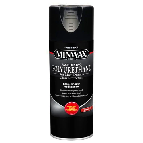 Minwax 6 Pack of 11.5 oz Minwax 33050 Clear Fast-Drying Oil-Based Polyurethane, Warm Gloss