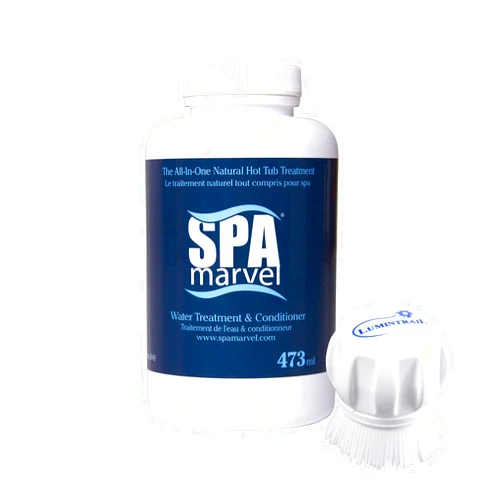 Lumintrail SPA Marvel Water Treatment & Conditioner for Hot Tubs, Spas, Cleaning, Pet Washing & More! - 16 Oz- Bundle with a Lumintrail Scrub
