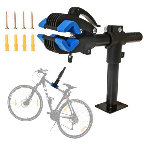 IVWNNN Bike Repair Stand Bench Mount Bicycle Repair Stand Adjustable Bike Work Stand Blue Bike Mount Bike Maintenance Stand for Road and Mountain Bikes