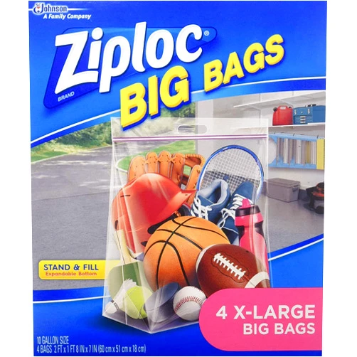 Pledge Ziploc Big Bag XL (4 Bags)