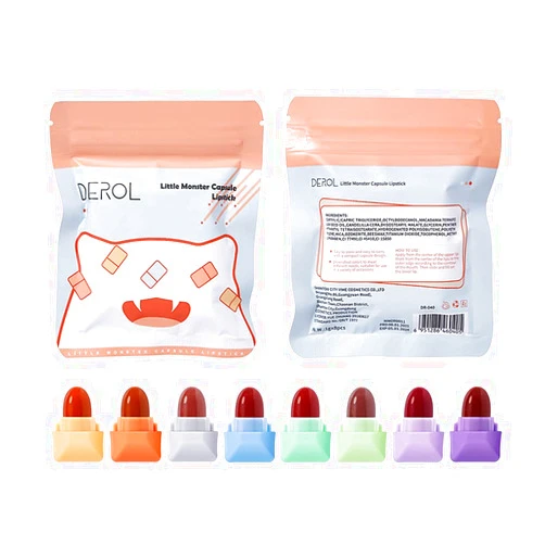 SURORAIN 8 Pcs Mini Candy Matte Lipstick Set Velvet Lipstick Set Nonstick Cup Easy To Color Long-lasting Waterproof Swab Lipstick Makeup Gift Set
