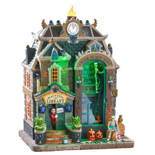 Lemax Haunted Library, with 4.5V Adaptor #95441