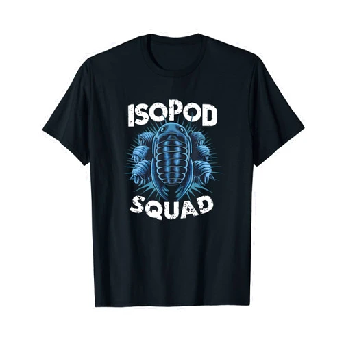 Cute Nature Animal Invertebrate Enthusiast Isopod Squad colorful rollie pollie creatures isopod T-Shirt