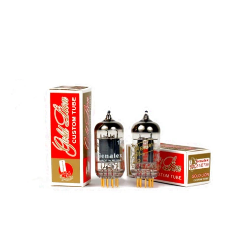 Genalex Matched Pair (2x) Genalex Gold Lion 12AT7 tube (ECC81)