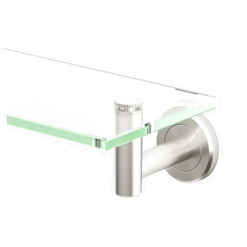 Gatco 4296 Latitude II 20-Inch Glass Shelf, Satin Nickel