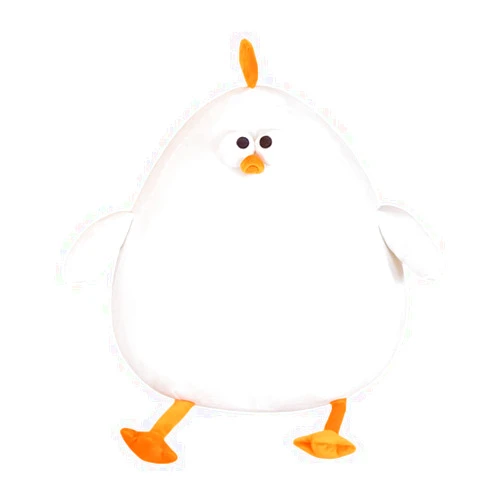 XIYUAN Funny Fat Chicken Plush Pillow 19.6