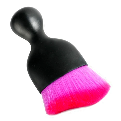 AOCISKA Car Interior Detailing Brush,Soft Bristle Cleaning Brush Car Detailing Brush Dusting Brush,Car Interior Cleaning Tool,Auto Detail Brush Car Dash Duster Brush (Black&Double Purple)