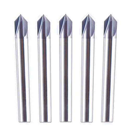 SpeTool 5PCS 90 Degree V Groove Router Bit 1/4