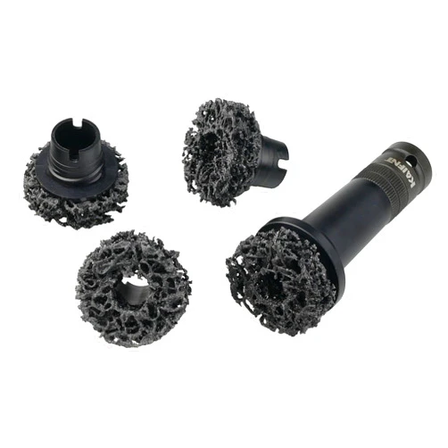 KAIFNT K233 Wheel Hub Resurfacing Kit, Brake Surface and Stud Cleaner, 1/2-Inch Drive, 4 Pads