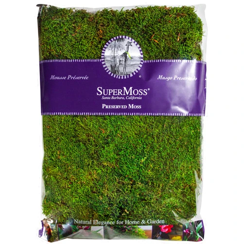 SuperMoss Super Moss 21513 Preserved Sheet Moss, Fresh Green, 16-Ounce