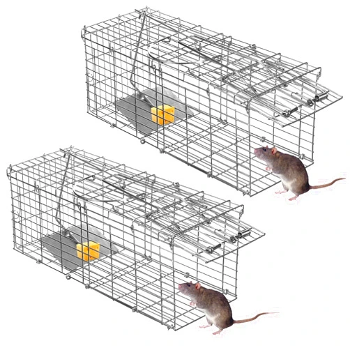Jahy2Tech 2024 New Humane Mouse Traps Indoor for Home 2 Pack Live Mouse Traps Catch and Release Chipmunk Trap Rat Traps Indoor for Home Mice Traps for House Indoor Outdoor(14.5