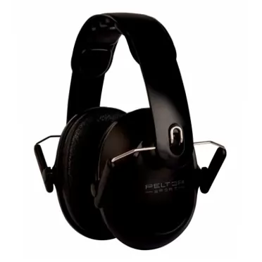 3M Peltor Sport Youth Hearing Protection, NRR 22, Black, Great for Shooting Range, Hunting, Loud Events, Quiet, Studying