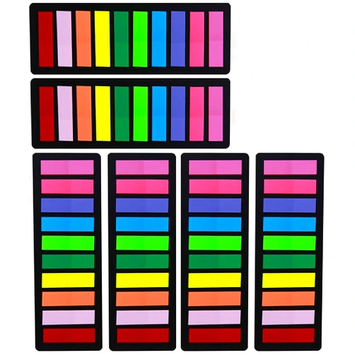 KICNIC Page Markers Sticky Index Tabs 1500 Pcs, Arrow Flag Tabs Colored Sticky Notes for Page Marker Bookmarks, 10 Colors, Stick Securely, Remove Cleanly