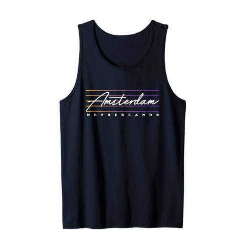 Amsterdam Souvenirs and Gifts by Treaja Amsterdam Souvenir Vintage Netherlands Tank Top