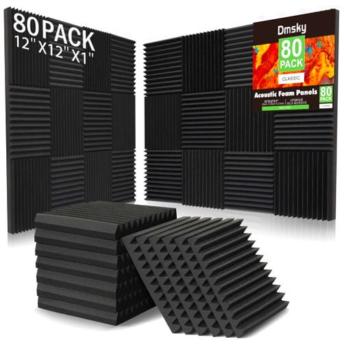 Dmsky 80 Pack Acoustic Foam Panels,1