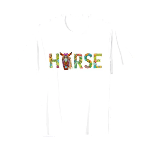 Pferde Shirt Mädchen Reiten Damen Bekleidung Women's horse writing for riders and horse lovers T-Shirt