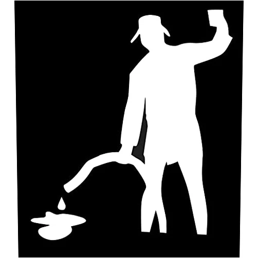SixtyTwo24 Cousin Eddie Sticker - Decal [White] 5 inch Funny RV Camper Travel Trailer Sticker, Camper, Camping Sticker, Camping Accessories, Shitters Full, Griswold SIX586