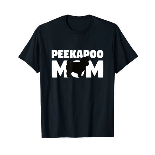Shirtbooth: Peekapoo Peekapoo Gift for Dog Mother 'Peekapoo Mom' Funny Peekapoo T-Shirt