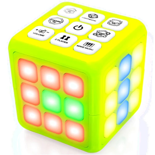 Tevo Cube-it - Brain & Memory Games Cube - 7 in 1 Handheld Games for Kids - Electronic Memory Games Cube - Cool Toys for Boys & Girls - Best STEM Toy Gift Ideas for Kids Ages 6-12+ Year Old