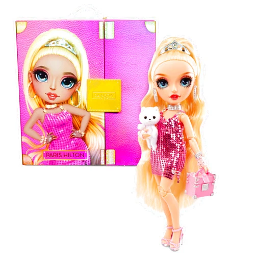 Rainbow High Premium Edition- Paris Hilton Collector Doll- 11 inch, 2022 Fashion Doll with Blond Hair, 2 Gorgeous Outfits to Mix & Match and Premium Doll Accessories. Great Gift and Collectors!