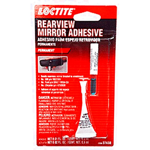 Loctite 37438 Rearview Mirror Adhesive Kit - 0.3 cc (2 Pack)