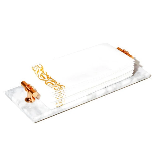 Denique Guest Towel Holder Tray for Bathroom, 12
