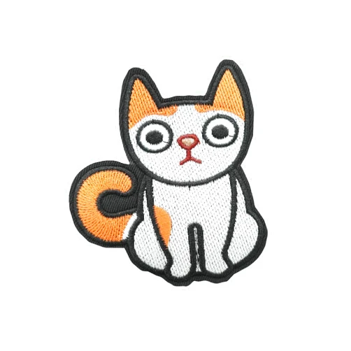 Atensils Cute Cat Iron on Patches for Backpacks Iron on Patches for Clothes Backpack Patches Custom Patches Iron on Patch Iron Patches Hat Patches DIY Patches for Clothes Jackets