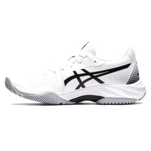 ASICS Women's Netburner Ballistic FlyteFoam 3 Volleyball Shoes 7 White/Black