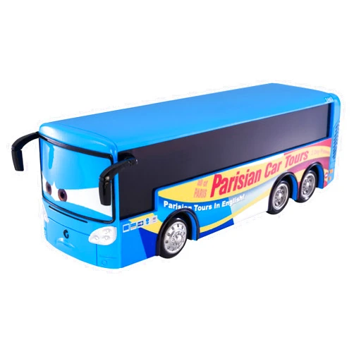 Disney Pixar Cars Oversized Paris Bus Vehicle