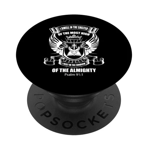 Christerest Psalm 91 Christian Bible Verse Affirmation PopSockets Swappable PopGrip