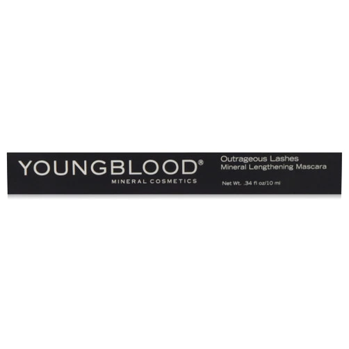 YOUNGBLOOD Outrageous Lashes Mineral Lengthening Mascara, 0.23 Oz - Color Blackout