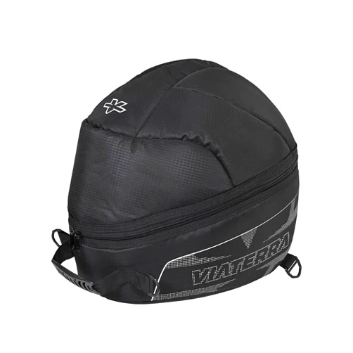 ViaTerra Motorcycle riding helmet bag I Avoid scratches & dirt on helmet visor I For safe carry & storage of motorcycle helmet I Soft fleece lined with foam padding