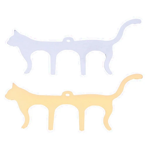 Buachois 2 Pcs Music Book Clips, Cute Cat Modeling Metal Stand Music Clips Page Holder for Sheet Music Stands Pianos and Cookbook Reading