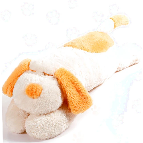 Queekay Giant Shiba Inu Dog Stuffed Animals Plush Body Pillow Soft Dog Plush Toys Large Cute Sleeping Plush Toy Pillow, Graduation for Pets Boys and Girls(Beige, 23.6 Inch)