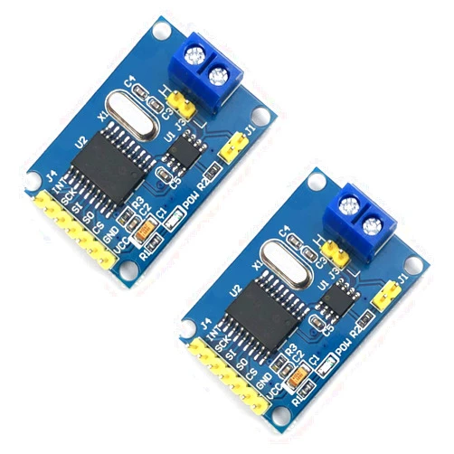FainWan 2pcs MCP2515 CAN Bus Module TJA1050 Receiver SPI Module Compatible with Ard-uino AVR