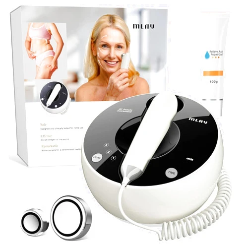 MLAY Radio Frequency Skin Tightening | Professional 25 Watts RF Facial | 50 Watts RF Body | Tightening | Lifting | Wrinkle Reduce