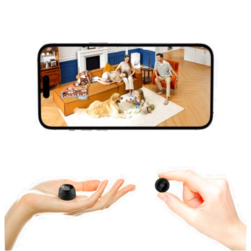 Generic Hidden Camera-Spy Camera-1080P Indoor Cameras-Mini Cameras-WiFi Wireless Camera-Nanny Cam for Pet-Small Cam with Motion Detection App Control