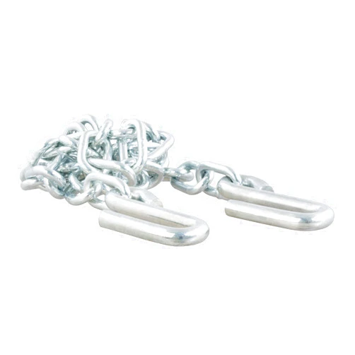 CURT 80031 48-Inch Trailer Safety Chain with 7/16-In S-Hooks, 5,000 lbs Break Strength