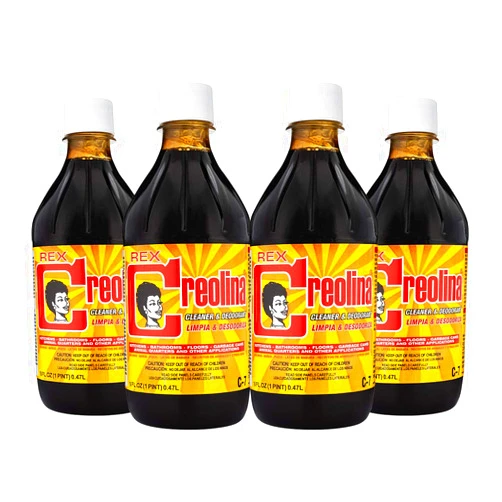 REX Creolina Multi Purpose Cleaner Concentrate | All Purpose Cleaner Used as Bathroom Cleaner, Floor Cleaner, Garbage Disposal Cleaner, Kitchen Cleaner (4 Pack)
