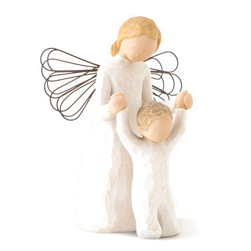 Willow Tree Guardian Angel, Sculpted Hand-Painted Figure