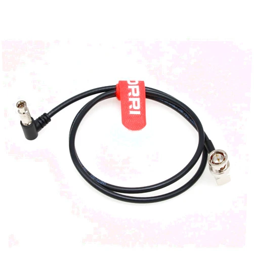 DRRI BNC Male Right Angle to High Density Micro BNC Right Angle HD-SDI 3G/6G Video RG59 Belden 1855A Cable for Blackmagic Video Assist 5