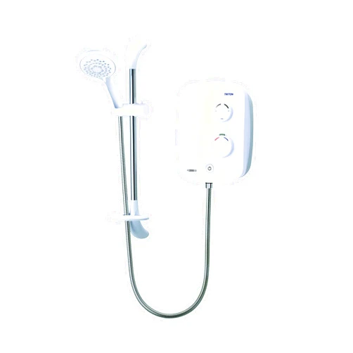 Triton Showers TDPS200SR Silent Running Power Shower, White, 215 mm