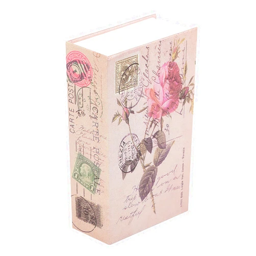 Plugue Box, Reliable Unique Book Box, for Money Love Letters Jewelry Love Gifts Secret Diaries (Rose)