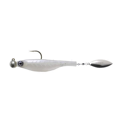 Hyperlastics Hylsdspj 5 Wtgs Dartspin Pro Jig Head in White Ghost Silver