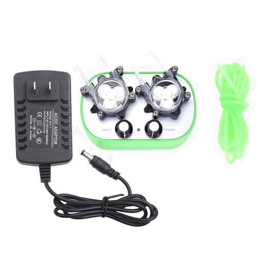 Yanmis Peristaltic Pump,Pump 100-240V G728-2 Peristaltic Pump Automatic Mini Self-Priming Pump Double Pump Heads((40～160ml/min) 2(G728-2-3))