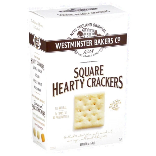 Olde Cape Cod Westminster Hearty Square Crackers - 6 Oz Box